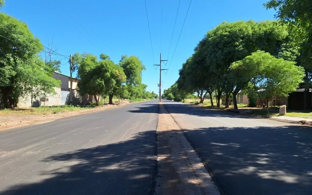 Asfaltado de Av. El Libertador: ya está habilitado el primer tramo hasta Ruiz Daudet