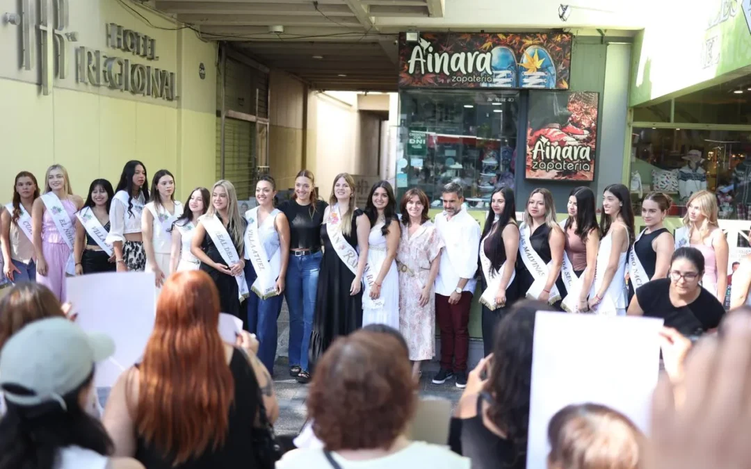 Las representantes vendimiales de San Rafael comenzaron la convivencia real