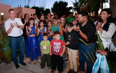 El intendente Omar Félix y los vecinos de El Cerrito inauguraron las nuevas obras en el Poli 3