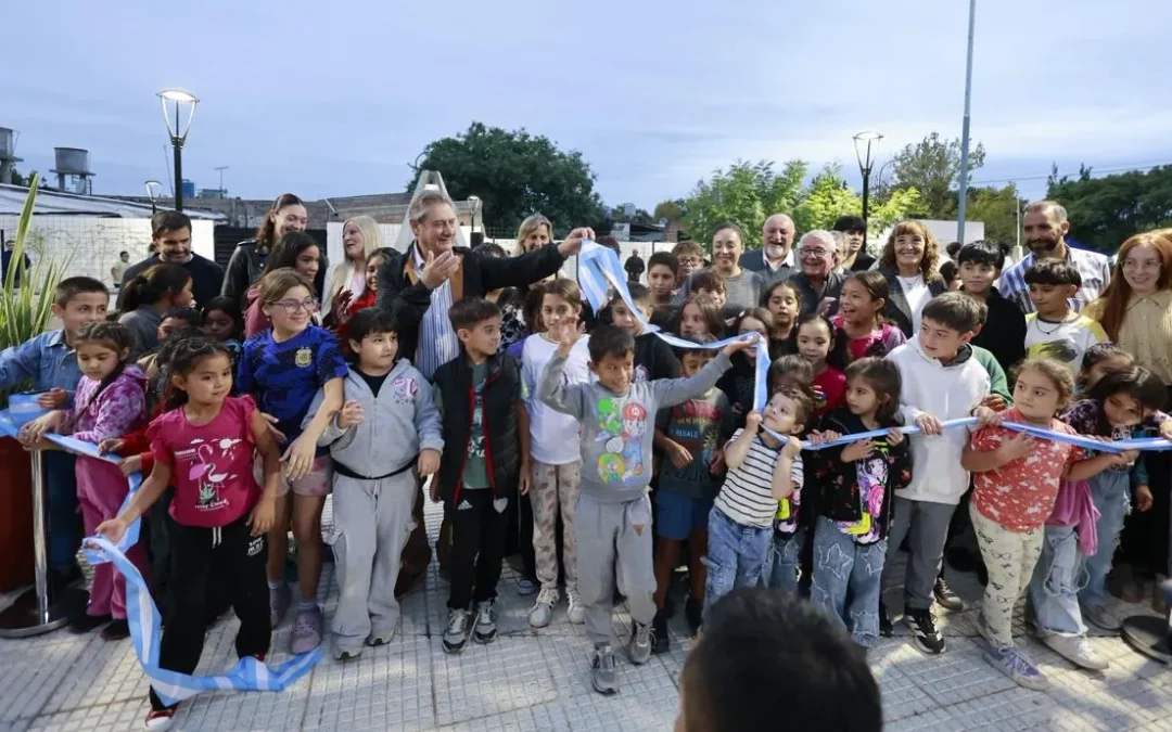 Vecinos y el Intendente dejaron inaugurada la plaza «Justo Rufino Guerrero» de Cuadro Nacional