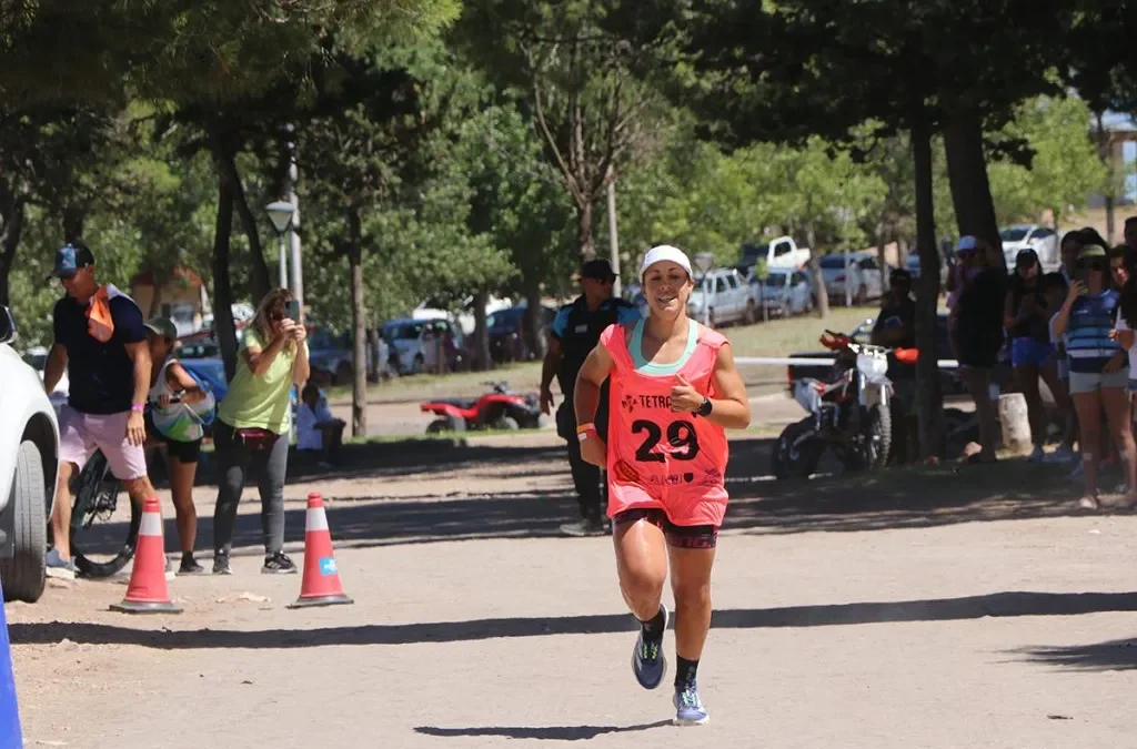 Mónica Rugoso campeona en el Tetratlón de San Rafael