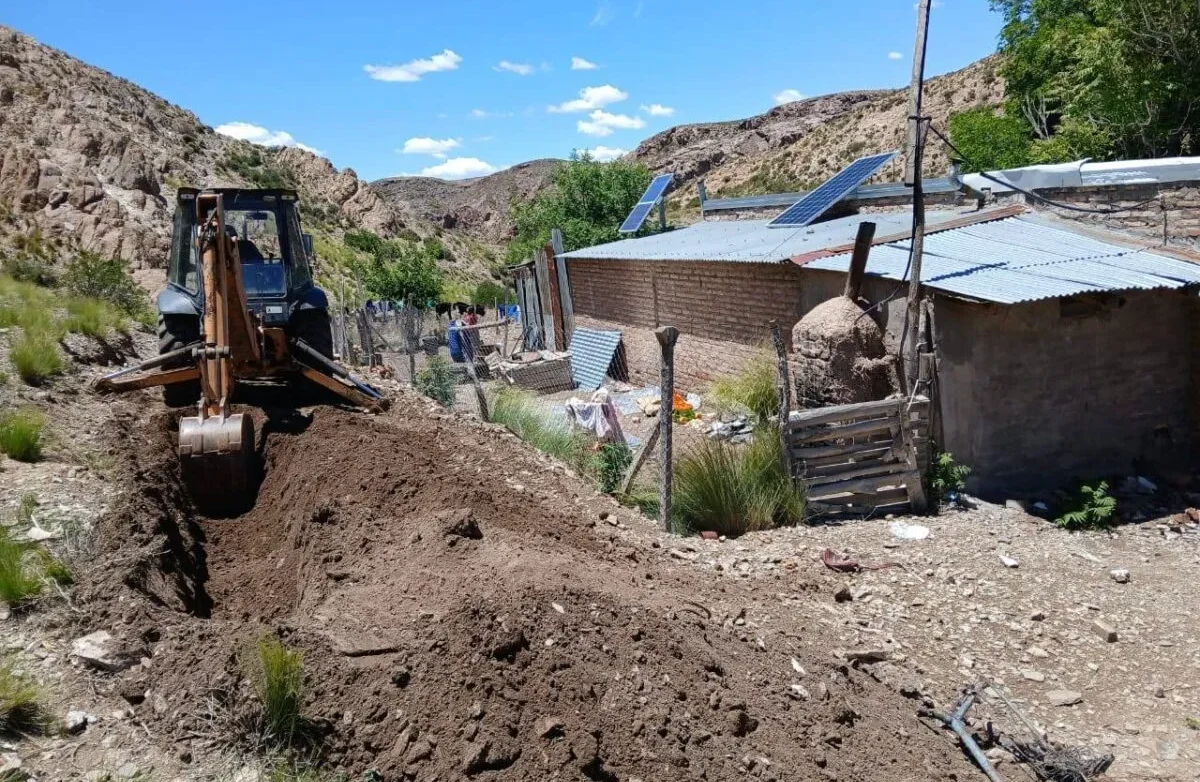 Trabajos en caminos del Secano