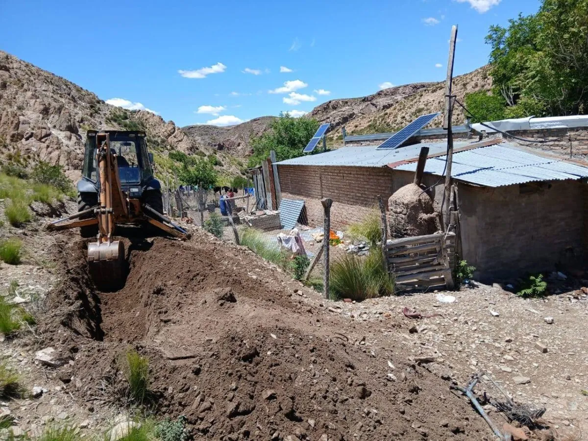 Trabajos en caminos del Secano