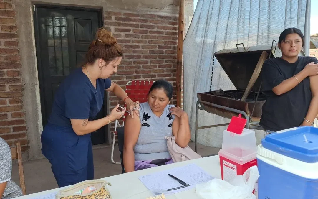 Comunidad saludable desembarcó en el paraje Los Sifones de Cañada Seca