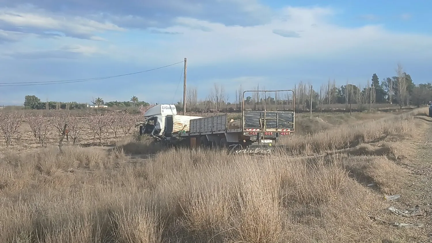 El choque ocurrió en la zona de Rincón del Indio, en San Rafael.
