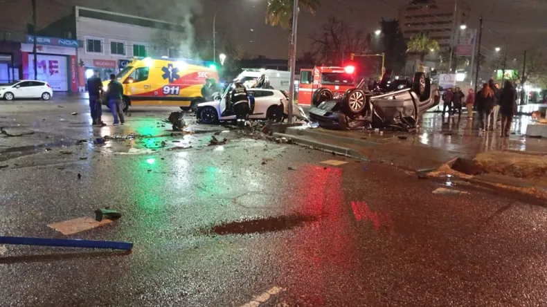 Accidente en San Rafael: joven en terapia intensiva y conductor detenido