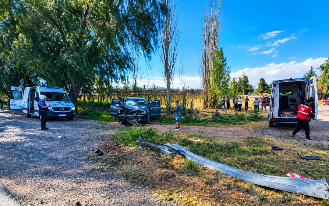 Tragedia en San Rafael: 2 muertos tras un violento choque en la Ruta 143