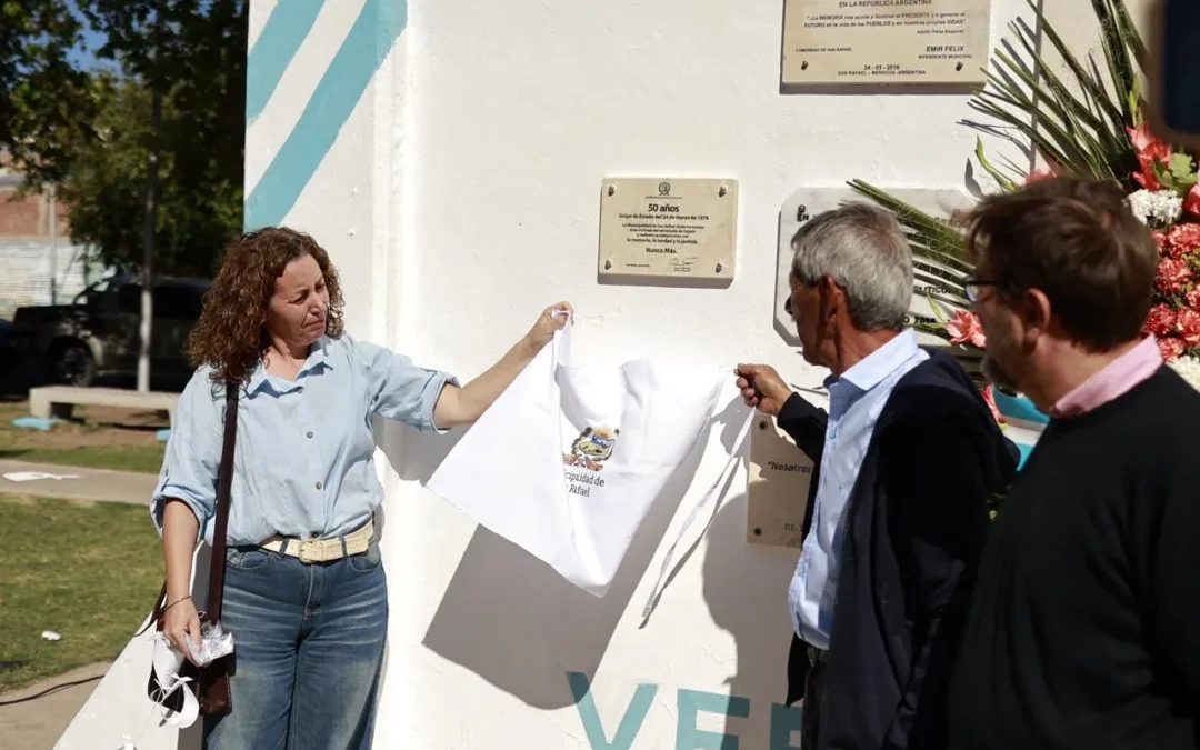 24M: San Rafael conmemoró el Día de la Memoria