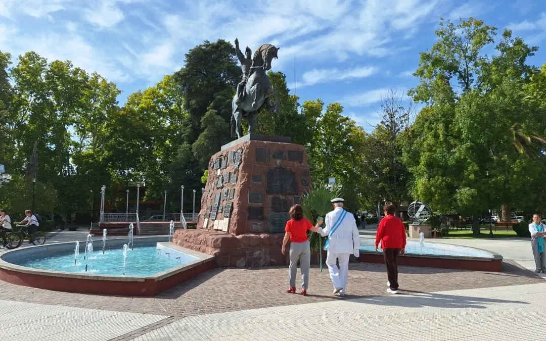San Rafael homenajeó al General San Martín en el 248º aniversario de su natalicio