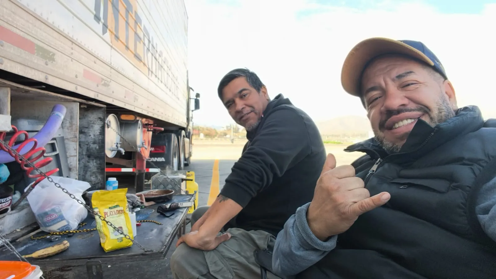 Adrián Linch, camionero mendocino, relató en LV18 cómo atraviesan la espera.