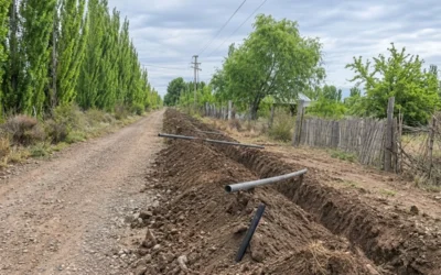 “Estamos llegando y lo estamos logrando”: avanza la obra de agua potable en Salto de las Rosas con apoyo del Municipio