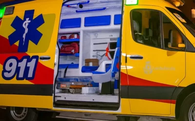 Fuerte choque en avenida Sarmiento y Lencinas