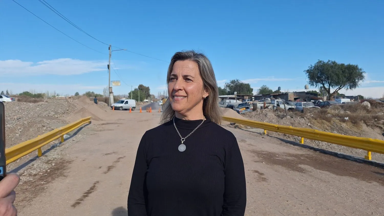 Andrea Fichetti explicó los trabajos realizados por la Secretaría de Obras Públicas.