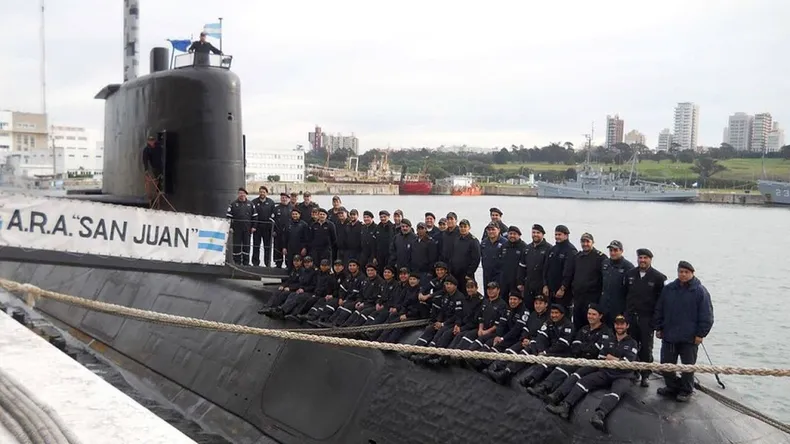 El submarino desapareció el 15 de noviembre de 2017 con 44 tripulantes a bordo.