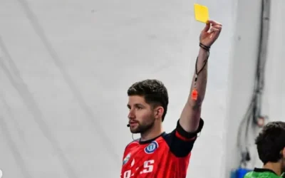 Franco Molinero hizo historia: es el primer árbitro internacional de futsal de San Rafael