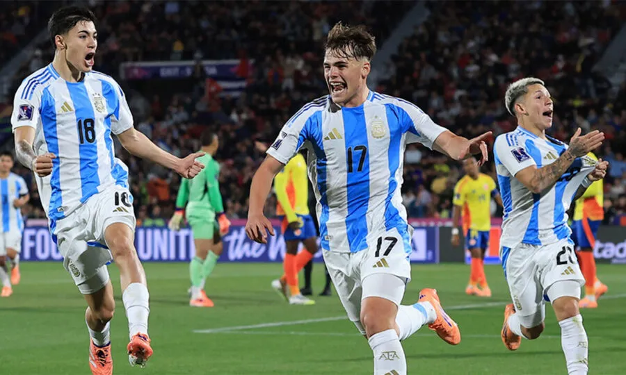 Mateo Silvetti grita su gol.