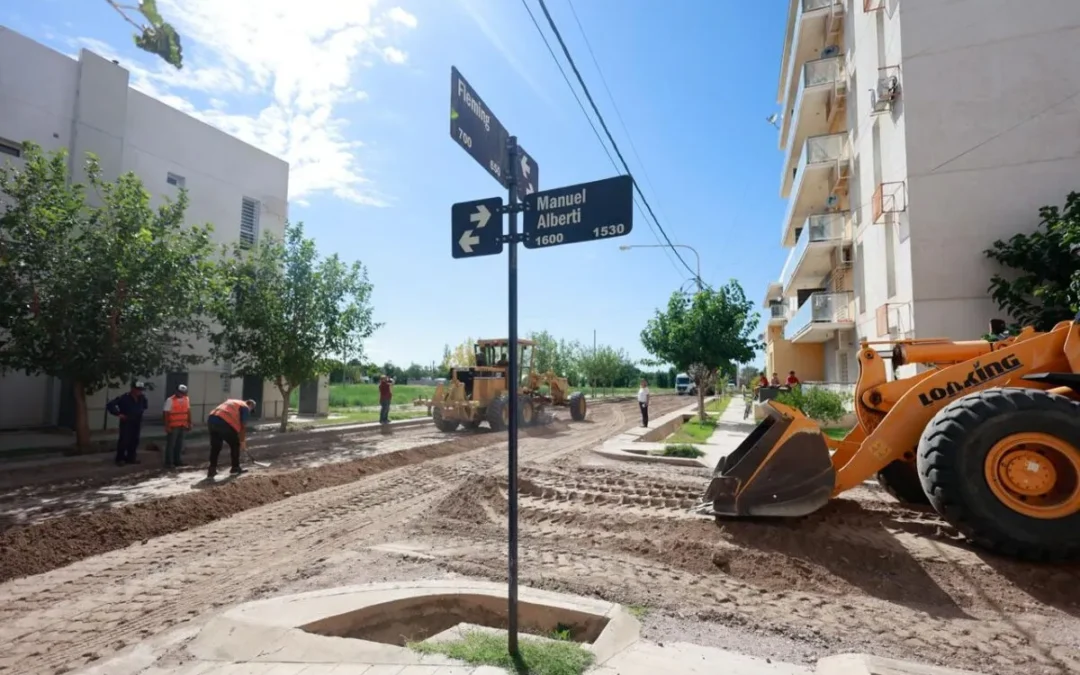 Obras de asfalto en los barrios Procrear y AMSA, mientras se proyectan San Alberto y San Andrés