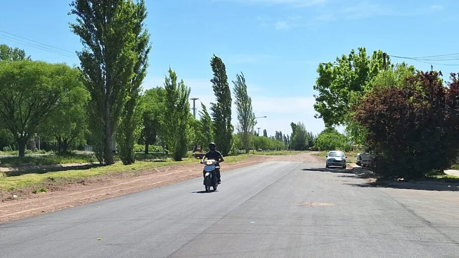 La circunvalación de la avenida Rawson ya tiene asfalto
