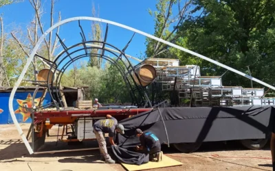 El carro sanrafaelino para la Vía Blanca y el Carrusel viaja a Mendoza
