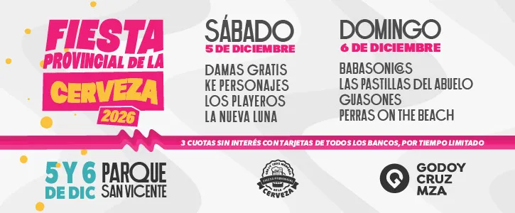La Fiesta Provincial de la Cerveza combinará música, cervezas artesanales y gastronomía.