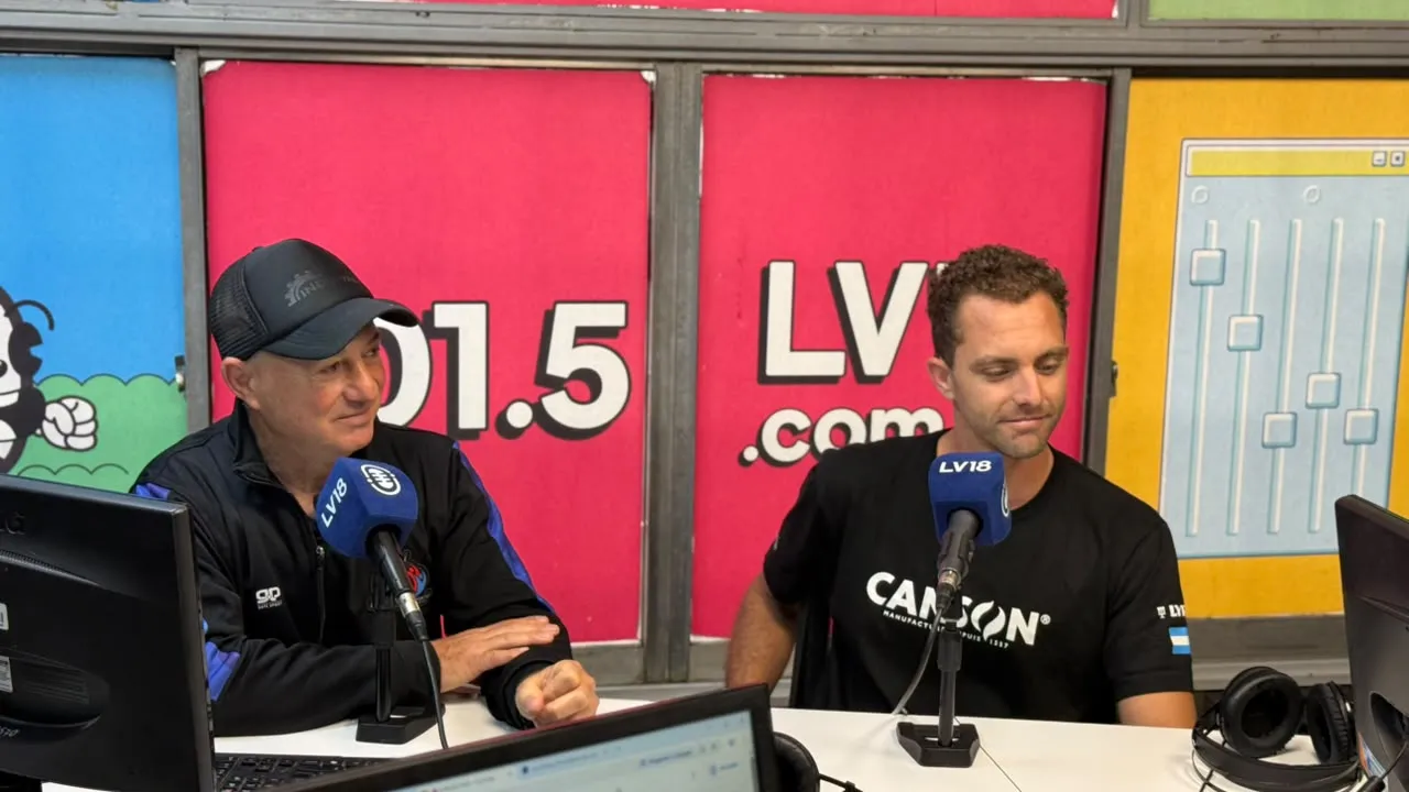 Chicho Ercoli y Diego Atencio brindaron detalles sobre el turismo deportivo y el campeonato de kayak en San Rafael.