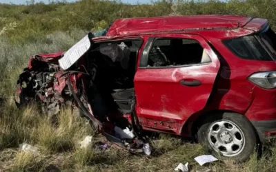 La 143 fue testigo de un brutal choque frontal