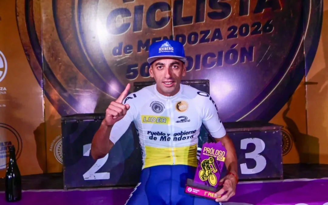 Gerardo Tivani ganó el prólogo de la 50° edición de la Vuelta de Mendoza