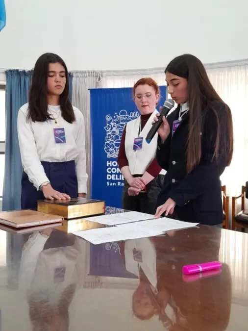 Juraron los nuevos concejales estudiantiles de San Rafael