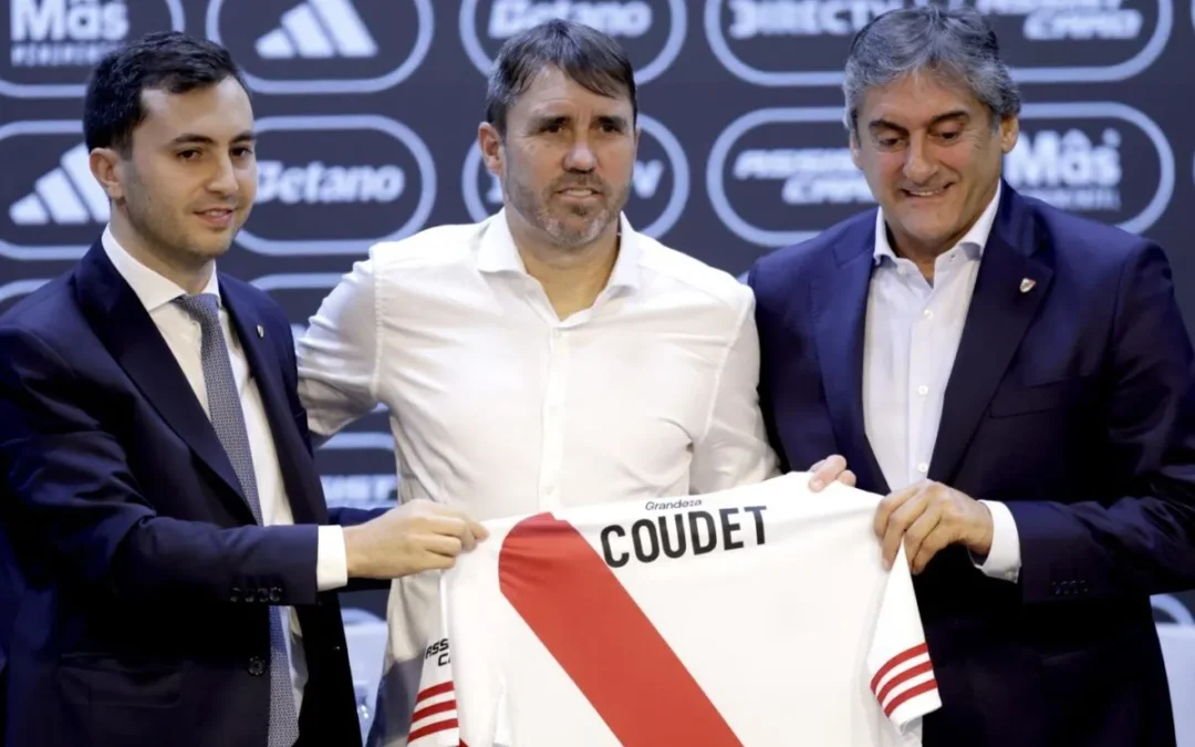 Eduardo “Chacho” Coudet fue presentado como nuevo DT de River y ya piensa en el desafío de reemplazar a Gallardo