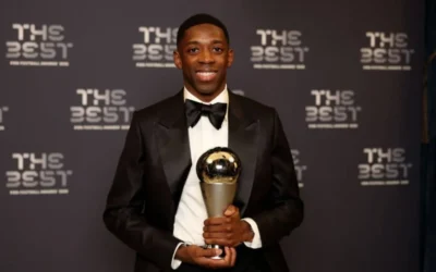 Dembélé ganó el premio The Best al mejor jugador del año de la FIFA
