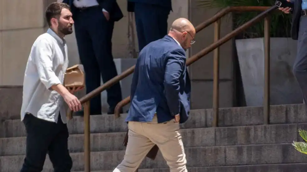 Diego Spagnuolo al ingresar a Comodoro Py para declarar en la causa ANDIS.