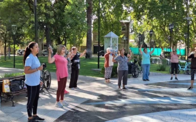 Los adultos mayores de San Rafael se suman a las clases de actividad física impulsadas por el Municipio