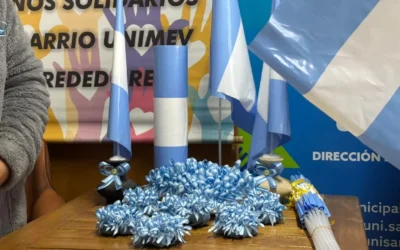 25 de Mayo en San Rafael: vecinos de barrio Unimev repartirán escarapelas y preparan una sorpresa especial