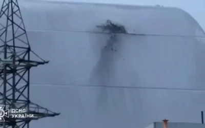 Chernobyl: un ataque con drones dañó la estructura de protección