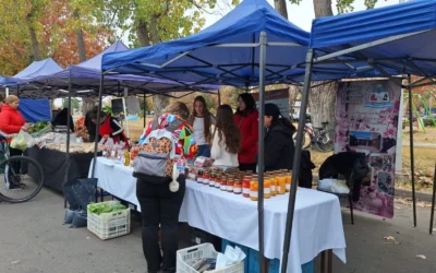 Las escuelas agrotécnicas participan en la Feria Franca y fortalecen su formación a través de la comercialización de productos
