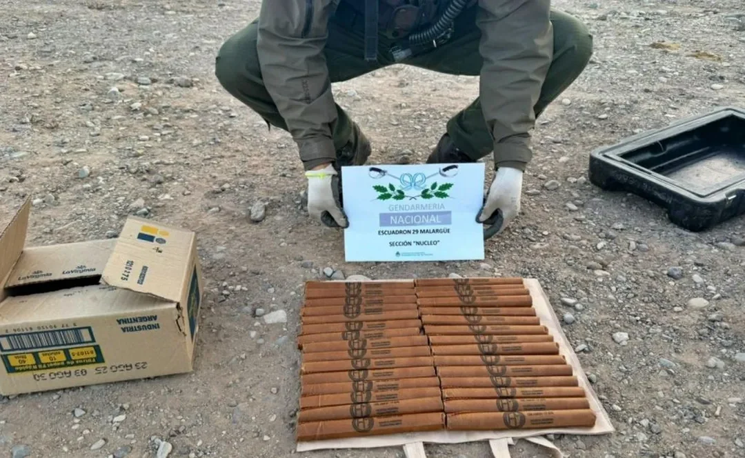 Malargüe: Gendarmería secuestró 30 explosivos en un control sobre la Ruta 40