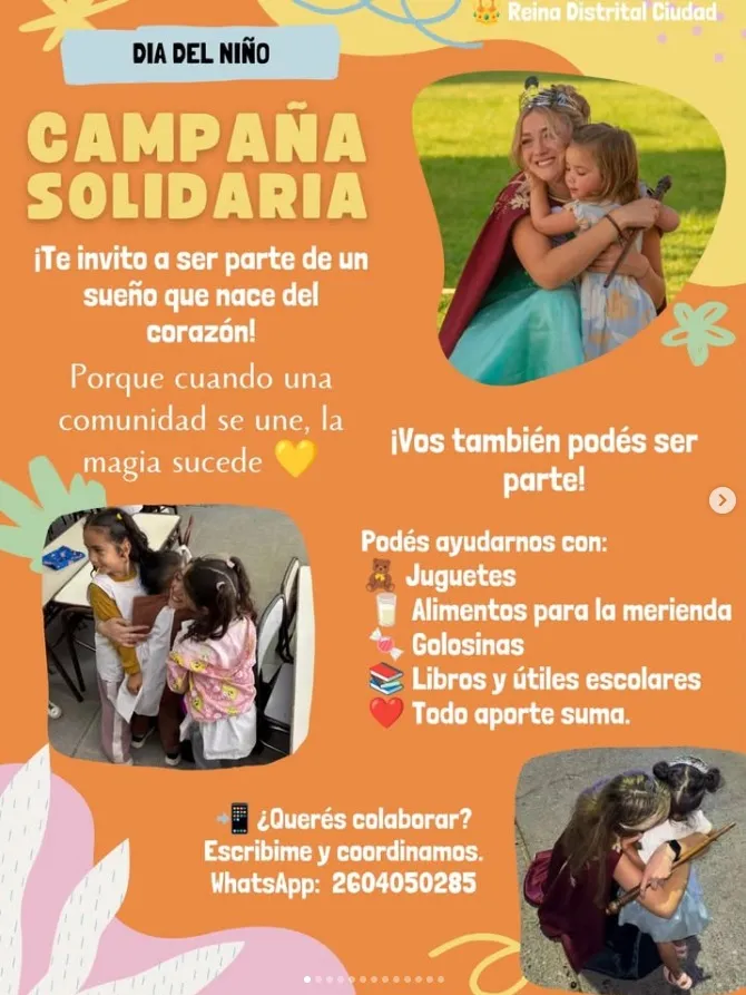 La campaña busca llevar juegos, sorpresas y momentos especiales a niños de diferentes sectores de San Rafael.