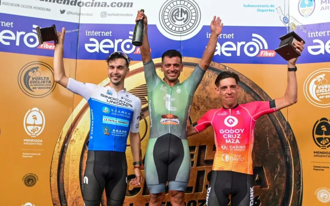 Román Mastrangelo ganó la segunda etapa de la 50° Vuelta Ciclista de Mendoza