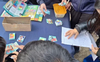 Una multitud participó del encuentro de intercambio de figuritas del Mundial en San Rafael