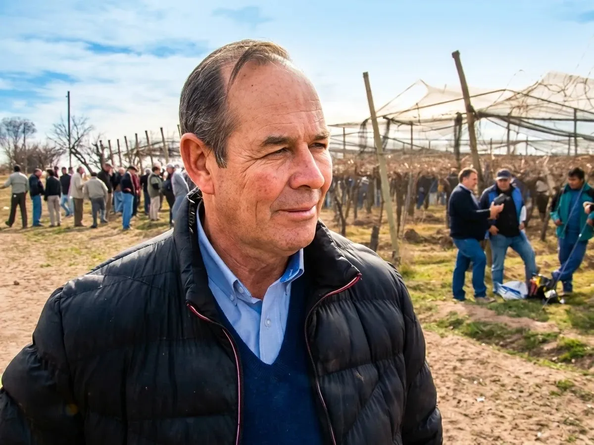 Javier Molina, director de Desarrollo Rural de San Rafael, cuestionó la postura del Gobierno provincial sobre la lucha antigranizo.