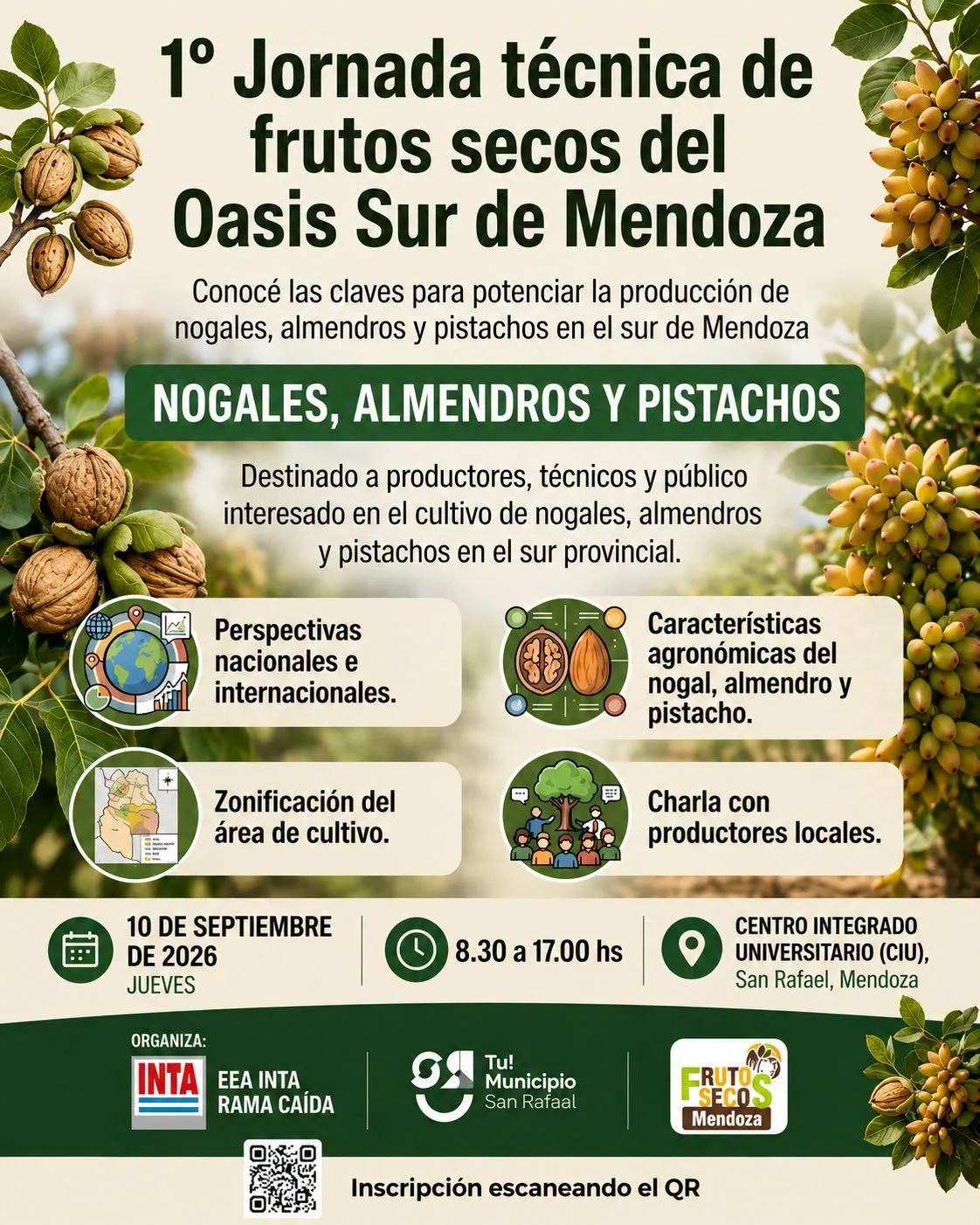 Jornada de Frutos Secos Oasis Sur Mendoza