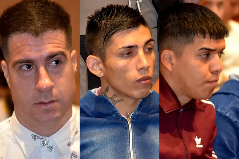 Caso Luciano Gómez: los tres acusados, Orellana, Antúnez y Cervera, enfrentan cargos por homicidio agravado y arriesgan prisión perpetua.