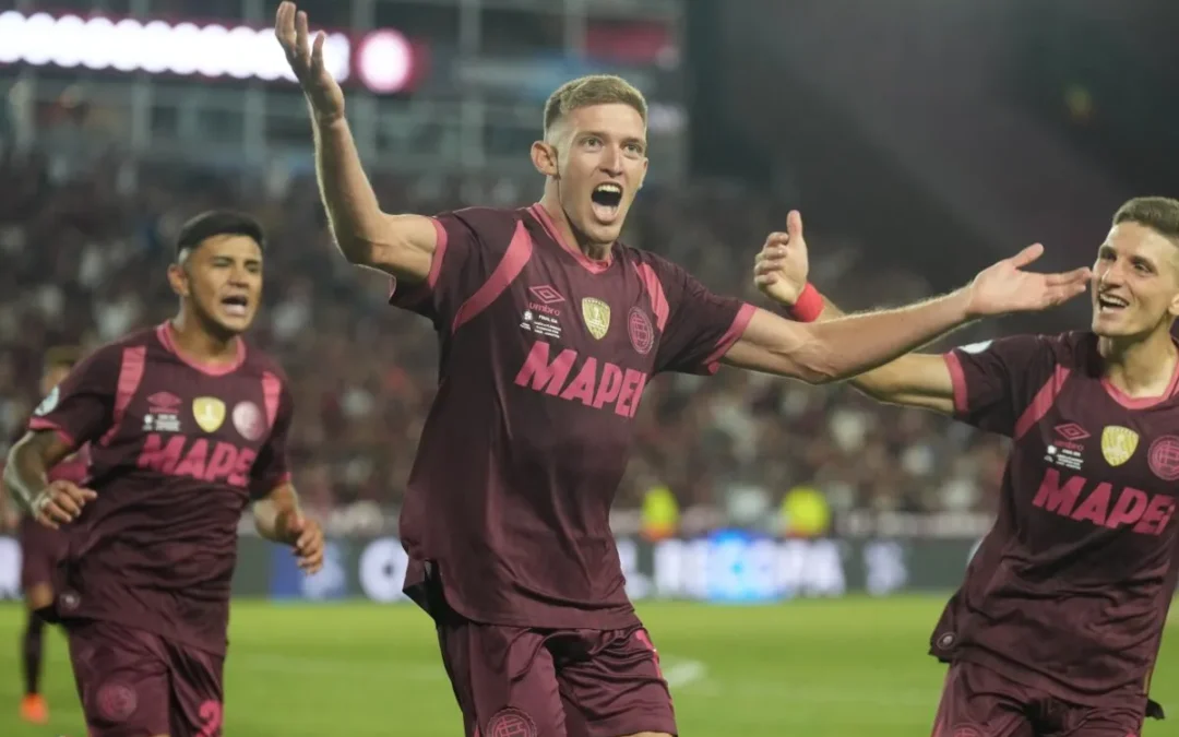 Recopa Sudamericana: Lanús sacó ventaja en el partido de ida