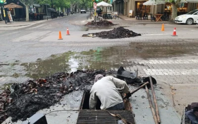 Limpieza de pluvioaluvionales en San Rafael: refuerzan los trabajos ante las intensas lluvias