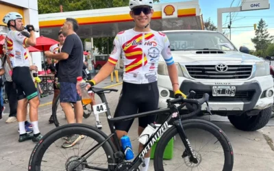 Lorenzo Díaz se quedó con la primera etapa de la Vuelta Ciclística de San Rafael