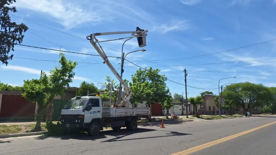 Luces led en avenidas de San Rafael