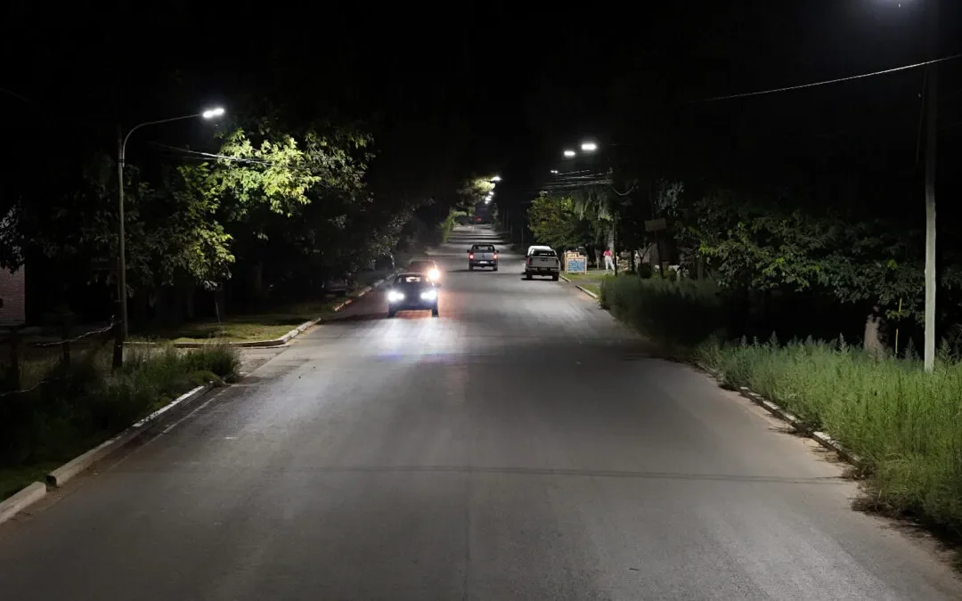 El Municipio sumó 300 nuevas luces LED en barrios y distritos de San Rafael