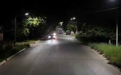 El Municipio sumó 300 nuevas luces LED en barrios y distritos de San Rafael