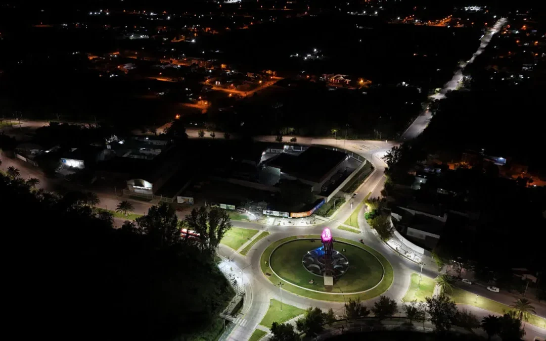 Nuevas luminarias led en el corredor de avenida Sueta