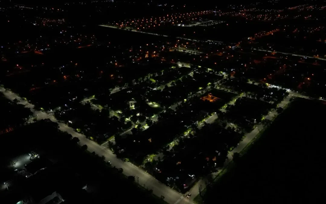 Iluminación led para las calles de barrio Sardi